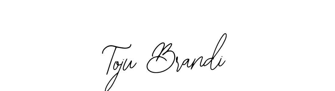 Use a signature maker to create a handwritten signature online. With this signature software, you can design (Bearetta-2O07w) your own signature for name Toju Brandi. Toju Brandi signature style 12 images and pictures png