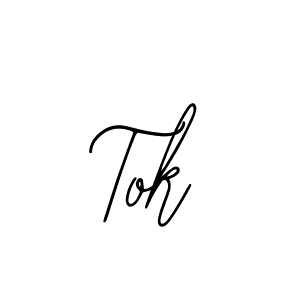 How to Draw Tok signature style? Bearetta-2O07w is a latest design signature styles for name Tok. Tok signature style 12 images and pictures png