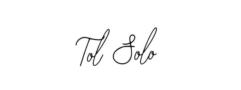 The best way (Bearetta-2O07w) to make a short signature is to pick only two or three words in your name. The name Tol Solo include a total of six letters. For converting this name. Tol Solo signature style 12 images and pictures png