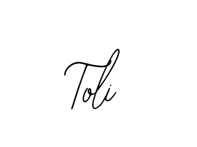 How to make Toli signature? Bearetta-2O07w is a professional autograph style. Create handwritten signature for Toli name. Toli signature style 12 images and pictures png