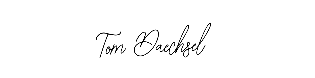 How to make Tom Daechsel name signature. Use Bearetta-2O07w style for creating short signs online. This is the latest handwritten sign. Tom Daechsel signature style 12 images and pictures png