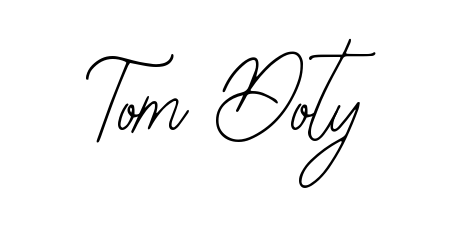 A classic penmanship look for Tom Doty. The Bearetta-2O07w font brings timeless elegance and confidence to every signed document. Tom Doty signature style 12 images and pictures png