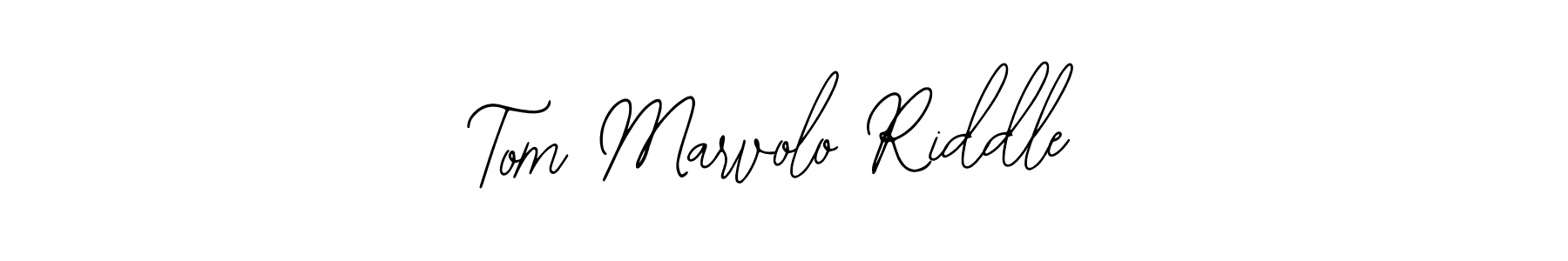 The best way (Bearetta-2O07w) to make a short signature is to pick only two or three words in your name. The name Tom Marvolo Riddle include a total of six letters. For converting this name. Tom Marvolo Riddle signature style 12 images and pictures png