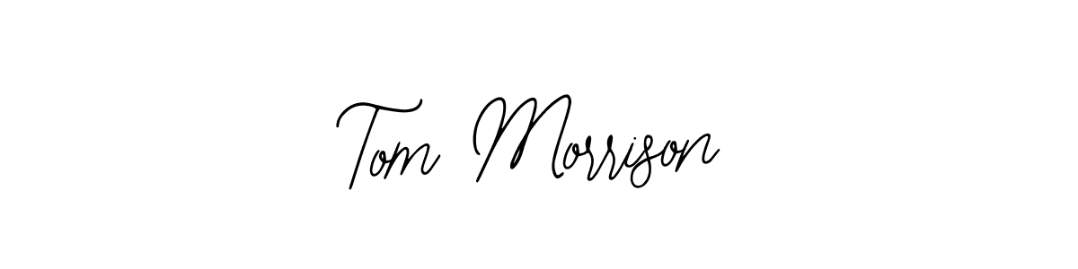 How to make Tom Morrison name signature. Use Bearetta-2O07w style for creating short signs online. This is the latest handwritten sign. Tom Morrison signature style 12 images and pictures png