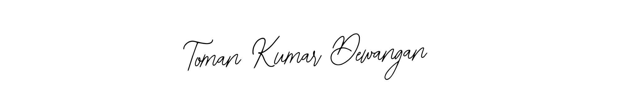 Toman Kumar Dewangan stylish signature style. Best Handwritten Sign (Bearetta-2O07w) for my name. Handwritten Signature Collection Ideas for my name Toman Kumar Dewangan. Toman Kumar Dewangan signature style 12 images and pictures png