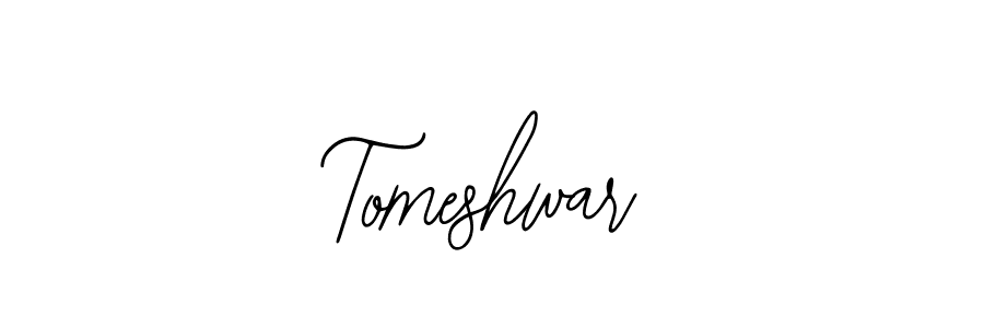 The best way (Bearetta-2O07w) to make a short signature is to pick only two or three words in your name. The name Tomeshwar include a total of six letters. For converting this name. Tomeshwar signature style 12 images and pictures png