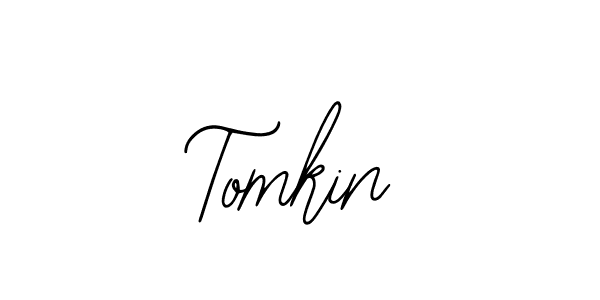 The best way (Bearetta-2O07w) to make a short signature is to pick only two or three words in your name. The name Tomkin include a total of six letters. For converting this name. Tomkin signature style 12 images and pictures png