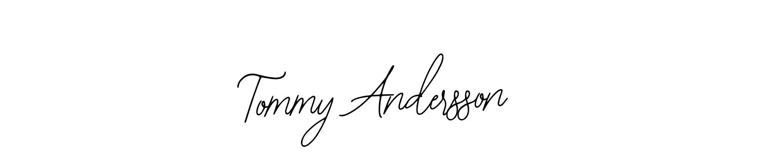 How to make Tommy Andersson name signature. Use Bearetta-2O07w style for creating short signs online. This is the latest handwritten sign. Tommy Andersson signature style 12 images and pictures png