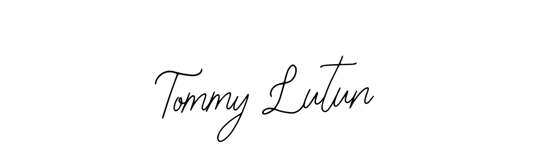 How to make Tommy Lutun signature? Bearetta-2O07w is a professional autograph style. Create handwritten signature for Tommy Lutun name. Tommy Lutun signature style 12 images and pictures png