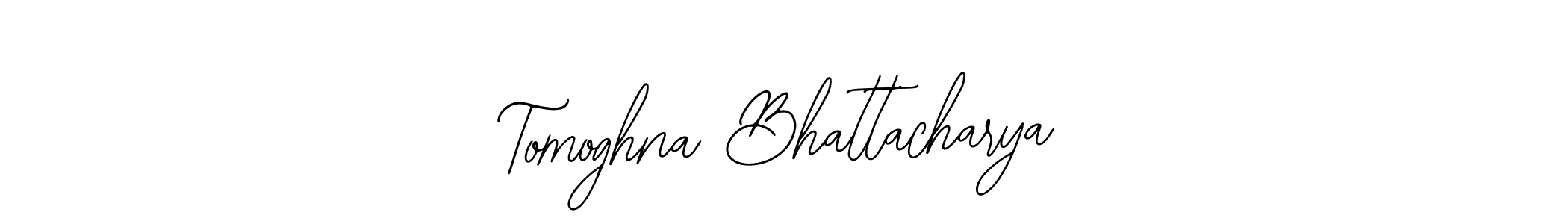 You should practise on your own different ways (Bearetta-2O07w) to write your name (Tomoghna Bhattacharya) in signature. don't let someone else do it for you. Tomoghna Bhattacharya signature style 12 images and pictures png