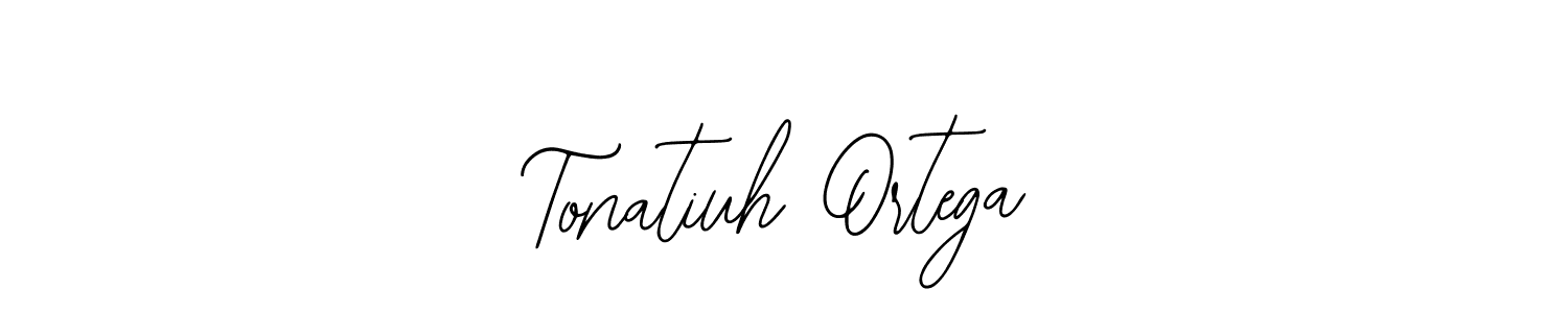 Bearetta-2O07w is a professional signature style that is perfect for those who want to add a touch of class to their signature. It is also a great choice for those who want to make their signature more unique. Get Tonatiuh Ortega name to fancy signature for free. Tonatiuh Ortega signature style 12 images and pictures png