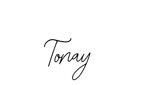 Make a beautiful signature design for name Tonay. With this signature (Bearetta-2O07w) style, you can create a handwritten signature for free. Tonay signature style 12 images and pictures png