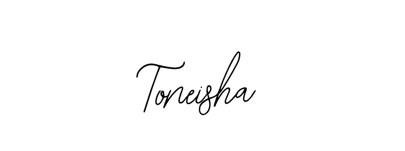 The best way (Bearetta-2O07w) to make a short signature is to pick only two or three words in your name. The name Toneisha include a total of six letters. For converting this name. Toneisha signature style 12 images and pictures png