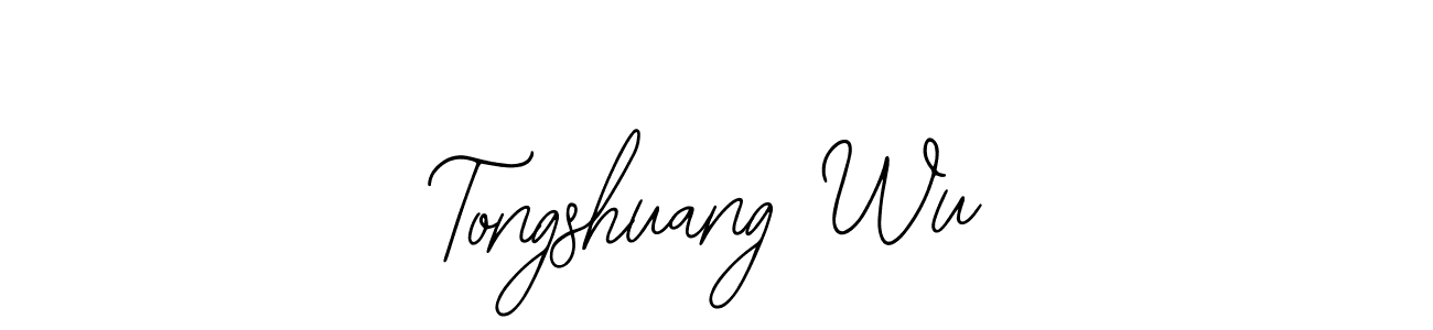 Similarly Bearetta-2O07w is the best handwritten signature design. Signature creator online .You can use it as an online autograph creator for name Tongshuang Wu. Tongshuang Wu signature style 12 images and pictures png