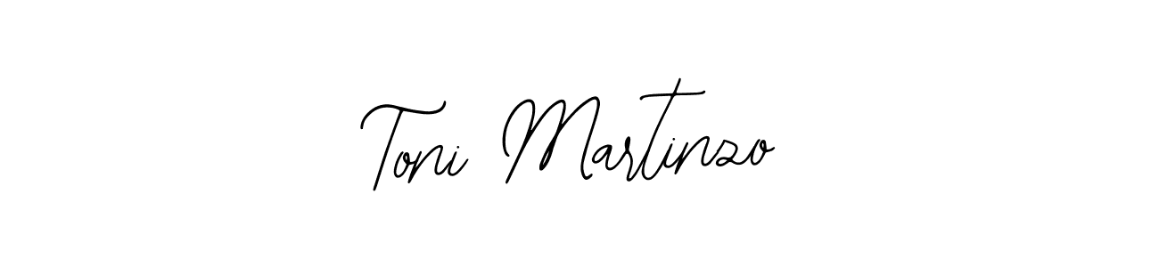 How to make Toni Martinzo name signature. Use Bearetta-2O07w style for creating short signs online. This is the latest handwritten sign. Toni Martinzo signature style 12 images and pictures png