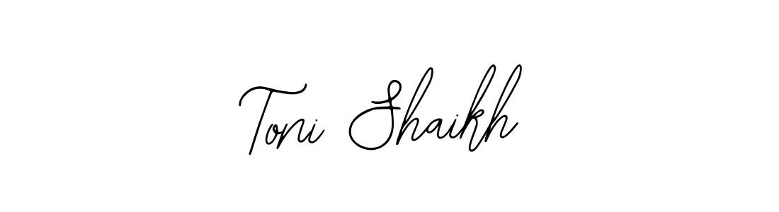 It looks lik you need a new signature style for name Toni Shaikh. Design unique handwritten (Bearetta-2O07w) signature with our free signature maker in just a few clicks. Toni Shaikh signature style 12 images and pictures png