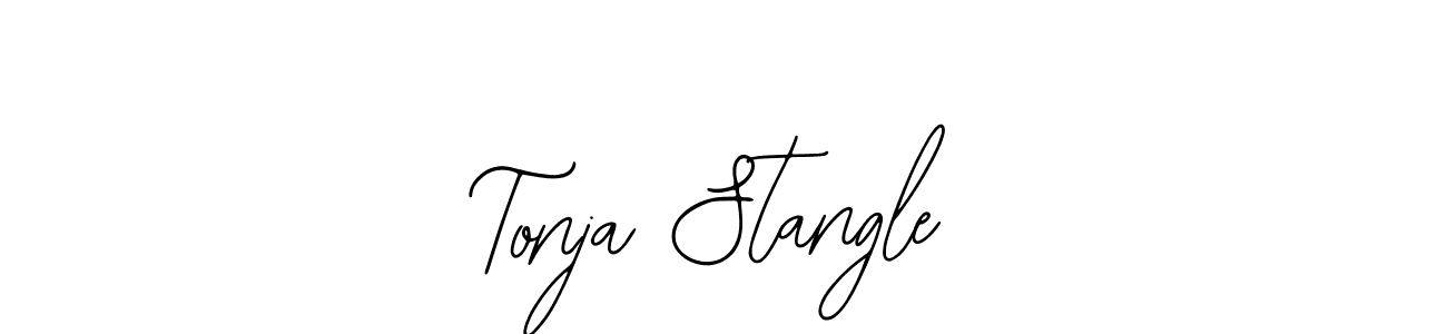 Create a beautiful signature design for name Tonja Stangle. With this signature (Bearetta-2O07w) fonts, you can make a handwritten signature for free. Tonja Stangle signature style 12 images and pictures png