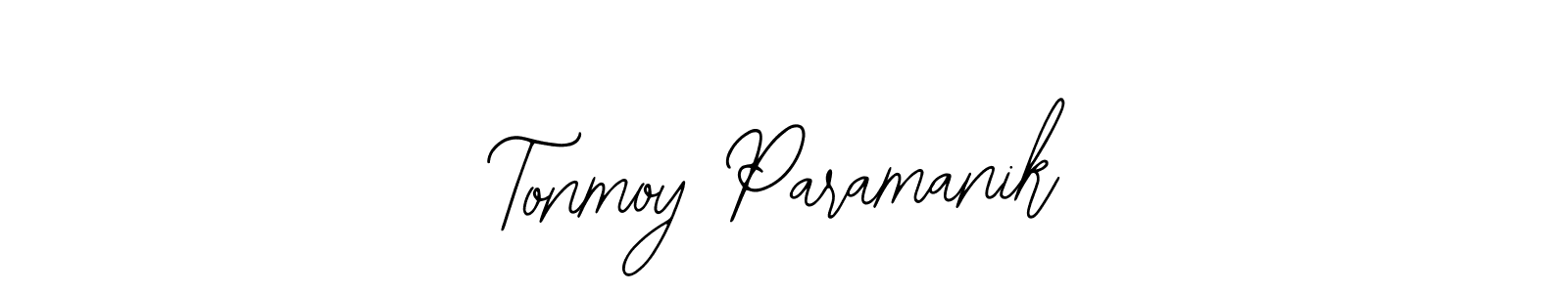How to Draw Tonmoy Paramanik signature style? Bearetta-2O07w is a latest design signature styles for name Tonmoy Paramanik. Tonmoy Paramanik signature style 12 images and pictures png