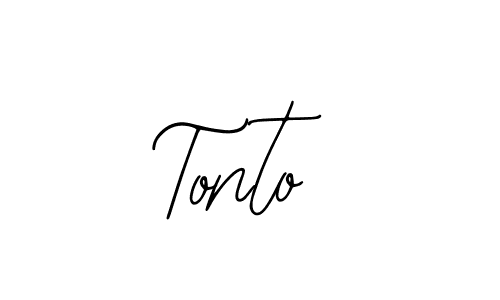 Design your own signature with our free online signature maker. With this signature software, you can create a handwritten (Bearetta-2O07w) signature for name Tonto. Tonto signature style 12 images and pictures png