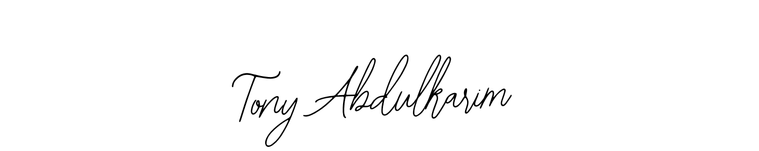 You can use this online signature creator to create a handwritten signature for the name Tony Abdulkarim. This is the best online autograph maker. Tony Abdulkarim signature style 12 images and pictures png