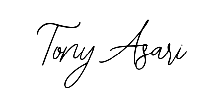 Personalize your online presence with Tony Asari signature rendered in elegant Bearetta-2O07w font. Great for website footers and blogs. Tony Asari signature style 12 images and pictures png