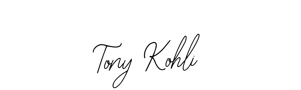 Make a beautiful signature design for name Tony Kohli. Use this online signature maker to create a handwritten signature for free. Tony Kohli signature style 12 images and pictures png