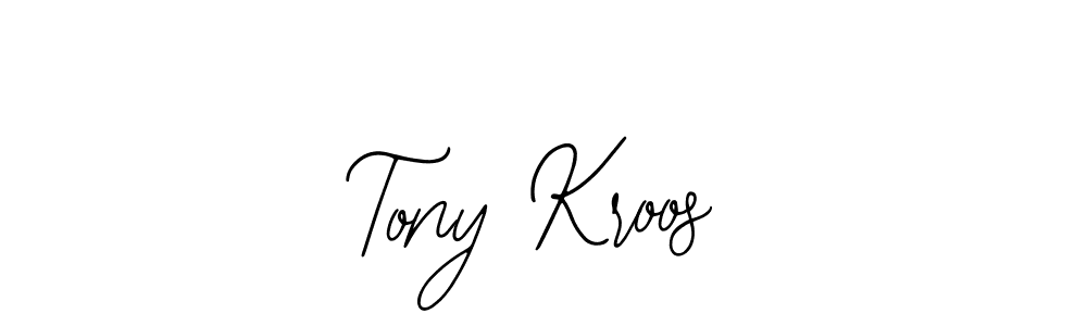 Bearetta-2O07w is a professional signature style that is perfect for those who want to add a touch of class to their signature. It is also a great choice for those who want to make their signature more unique. Get Tony Kroos name to fancy signature for free. Tony Kroos signature style 12 images and pictures png