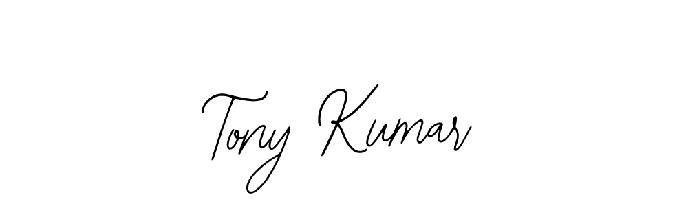 Design your own signature with our free online signature maker. With this signature software, you can create a handwritten (Bearetta-2O07w) signature for name Tony Kumar. Tony Kumar signature style 12 images and pictures png