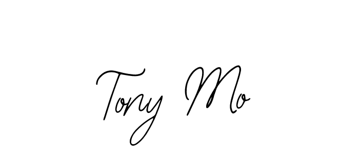 How to make Tony Mo name signature. Use Bearetta-2O07w style for creating short signs online. This is the latest handwritten sign. Tony Mo signature style 12 images and pictures png