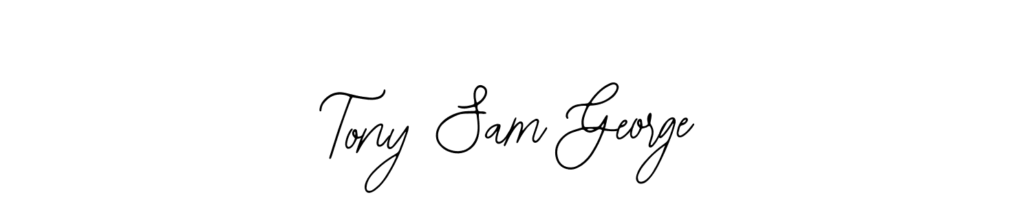 Design your own signature with our free online signature maker. With this signature software, you can create a handwritten (Bearetta-2O07w) signature for name Tony Sam George. Tony Sam George signature style 12 images and pictures png