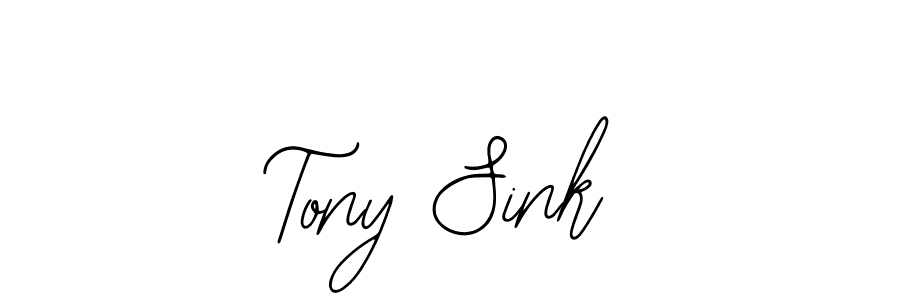 See photos of Tony Sink official signature by Spectra . Check more albums & portfolios. Read reviews & check more about Bearetta-2O07w font. Tony Sink signature style 12 images and pictures png