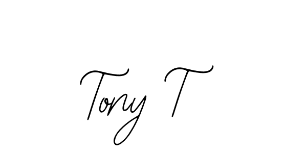 It looks lik you need a new signature style for name Tony T. Design unique handwritten (Bearetta-2O07w) signature with our free signature maker in just a few clicks. Tony T signature style 12 images and pictures png