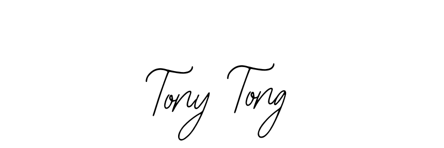 How to make Tony Tong signature? Bearetta-2O07w is a professional autograph style. Create handwritten signature for Tony Tong name. Tony Tong signature style 12 images and pictures png