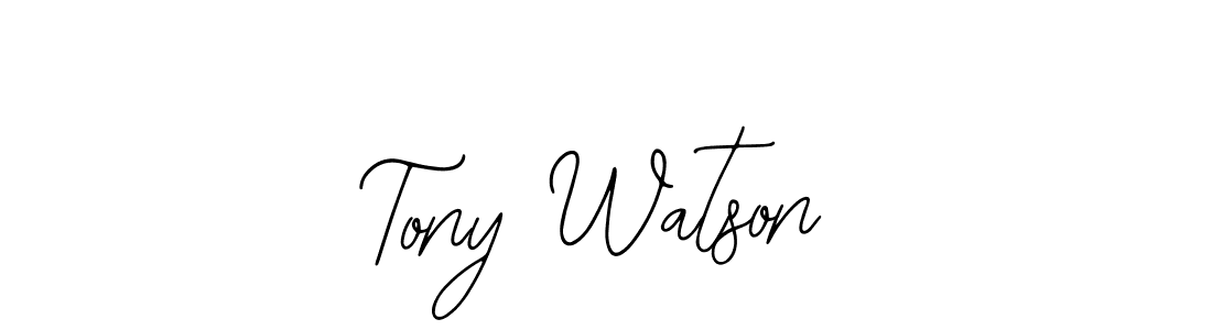 Make a beautiful signature design for name Tony Watson. With this signature (Bearetta-2O07w) style, you can create a handwritten signature for free. Tony Watson signature style 12 images and pictures png