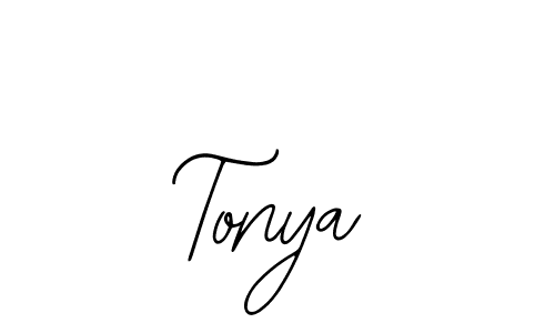 Design your own signature with our free online signature maker. With this signature software, you can create a handwritten (Bearetta-2O07w) signature for name Tonya. Tonya signature style 12 images and pictures png