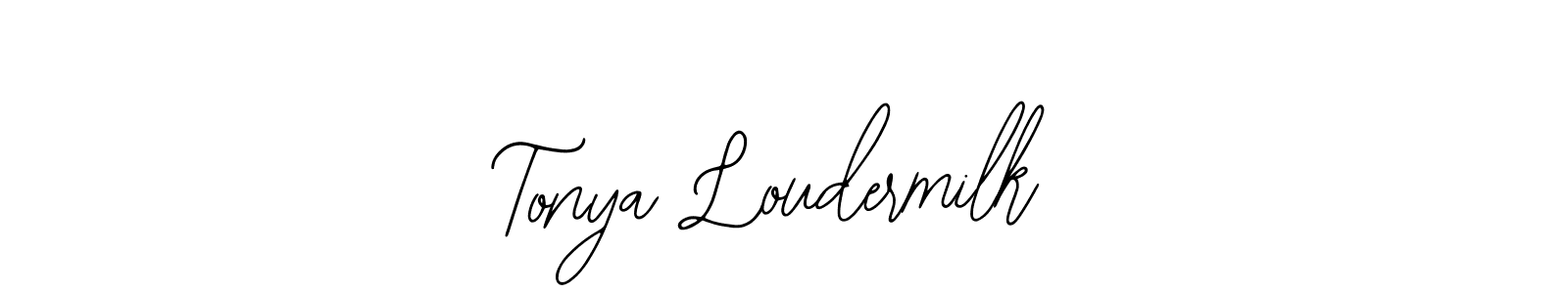 Create a beautiful signature design for name Tonya Loudermilk. With this signature (Bearetta-2O07w) fonts, you can make a handwritten signature for free. Tonya Loudermilk signature style 12 images and pictures png
