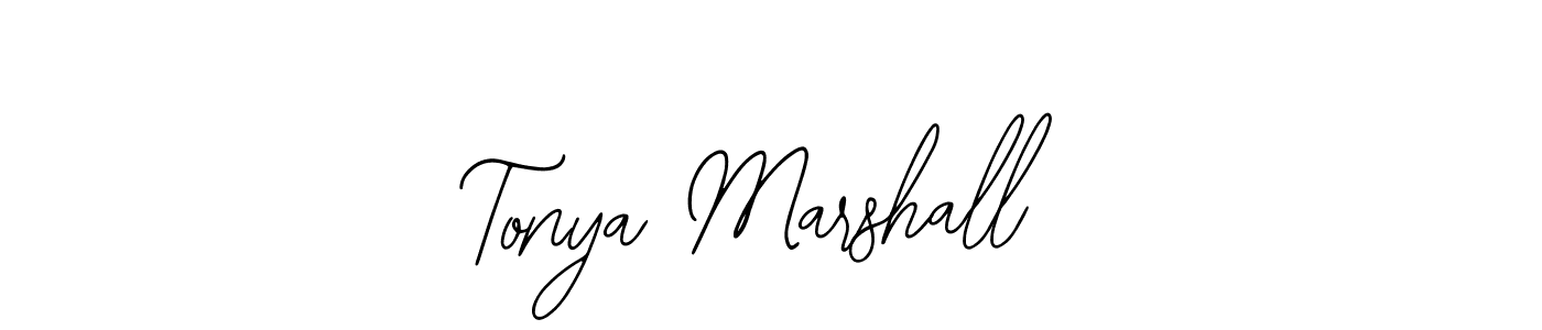 Tonya Marshall stylish signature style. Best Handwritten Sign (Bearetta-2O07w) for my name. Handwritten Signature Collection Ideas for my name Tonya Marshall. Tonya Marshall signature style 12 images and pictures png
