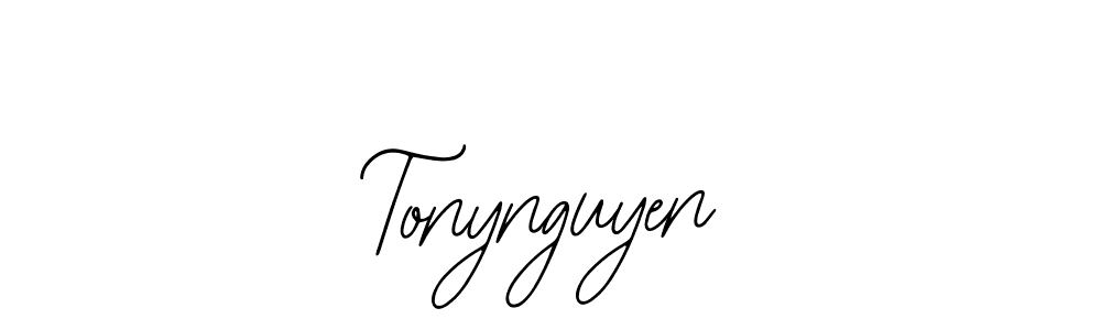 Use a signature maker to create a handwritten signature online. With this signature software, you can design (Bearetta-2O07w) your own signature for name Tonynguyen. Tonynguyen signature style 12 images and pictures png