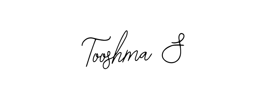 Make a short Tooshma S signature style. Manage your documents anywhere anytime using Bearetta-2O07w. Create and add eSignatures, submit forms, share and send files easily. Tooshma S signature style 12 images and pictures png