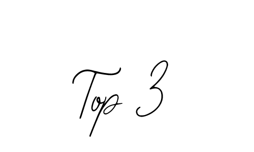 It looks lik you need a new signature style for name Top 3. Design unique handwritten (Bearetta-2O07w) signature with our free signature maker in just a few clicks. Top 3 signature style 12 images and pictures png