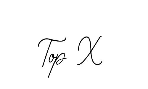 Design your own signature with our free online signature maker. With this signature software, you can create a handwritten (Bearetta-2O07w) signature for name Top X. Top X signature style 12 images and pictures png