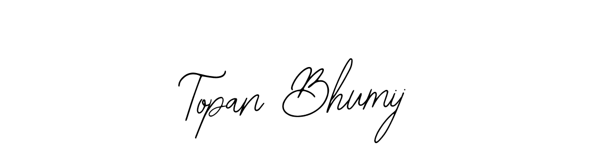 if you are searching for the best signature style for your name Topan Bhumij. so please give up your signature search. here we have designed multiple signature styles  using Bearetta-2O07w. Topan Bhumij signature style 12 images and pictures png