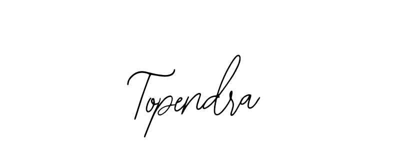 Similarly Bearetta-2O07w is the best handwritten signature design. Signature creator online .You can use it as an online autograph creator for name Topendra. Topendra signature style 12 images and pictures png