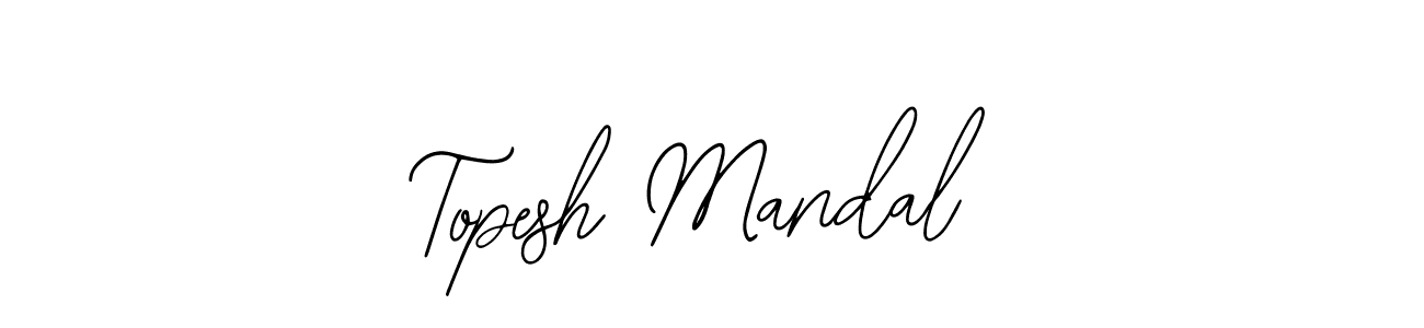 if you are searching for the best signature style for your name Topesh Mandal. so please give up your signature search. here we have designed multiple signature styles  using Bearetta-2O07w. Topesh Mandal signature style 12 images and pictures png