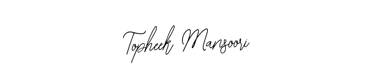 Make a beautiful signature design for name Topheek Mansoori. Use this online signature maker to create a handwritten signature for free. Topheek Mansoori signature style 12 images and pictures png
