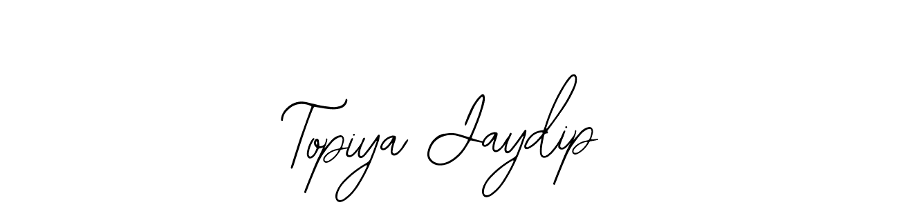 It looks lik you need a new signature style for name Topiya Jaydip. Design unique handwritten (Bearetta-2O07w) signature with our free signature maker in just a few clicks. Topiya Jaydip signature style 12 images and pictures png