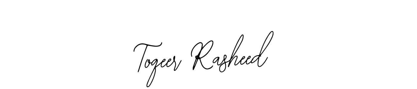 Also we have Toqeer Rasheed name is the best signature style. Create professional handwritten signature collection using Bearetta-2O07w autograph style. Toqeer Rasheed signature style 12 images and pictures png
