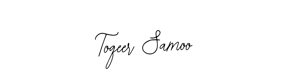 How to make Toqeer Samoo signature? Bearetta-2O07w is a professional autograph style. Create handwritten signature for Toqeer Samoo name. Toqeer Samoo signature style 12 images and pictures png
