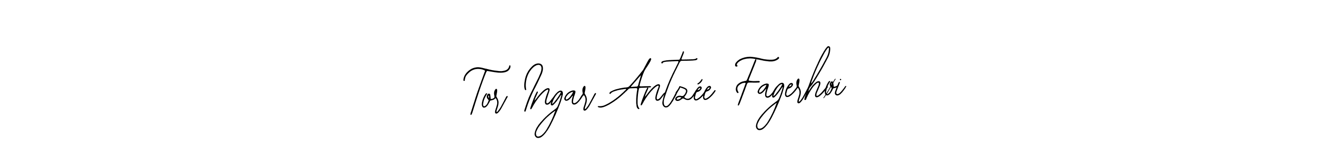 Use a signature maker to create a handwritten signature online. With this signature software, you can design (Bearetta-2O07w) your own signature for name Tor Ingar Antzée Fagerhøi. Tor Ingar Antzée Fagerhøi signature style 12 images and pictures png