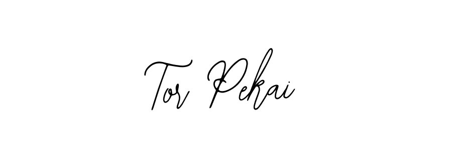 Similarly Bearetta-2O07w is the best handwritten signature design. Signature creator online .You can use it as an online autograph creator for name Tor Pekai. Tor Pekai signature style 12 images and pictures png